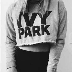 Original “IVY PARK” cropped hoodie